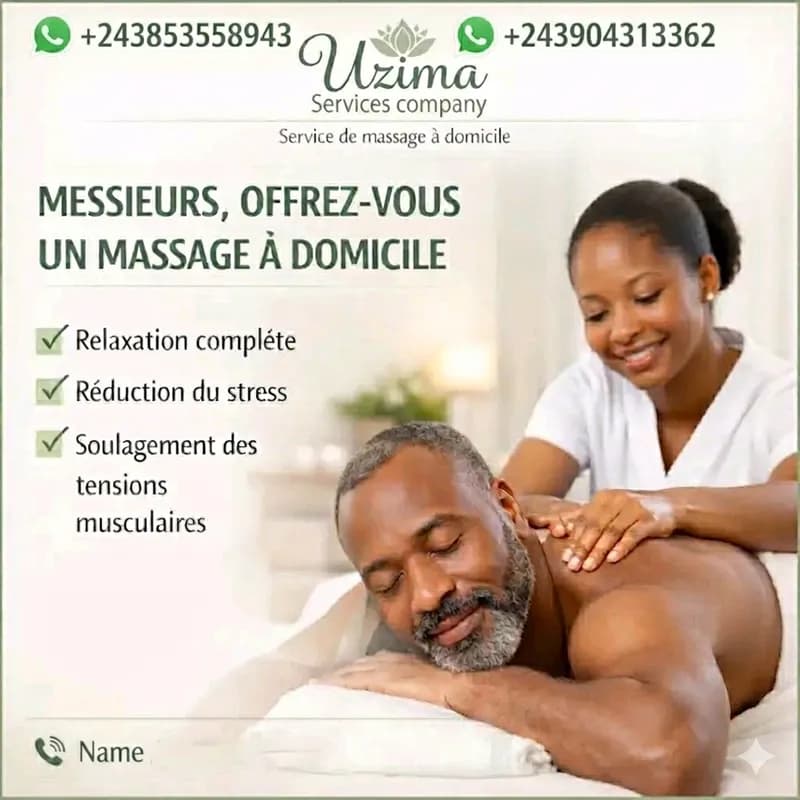 Massage à domicile à Lubumbashi — photo 2