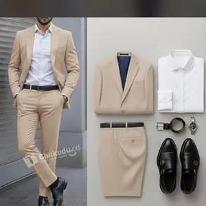 Veste, chemise et soulier