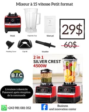 Mixeur pour faire le jus de fruit