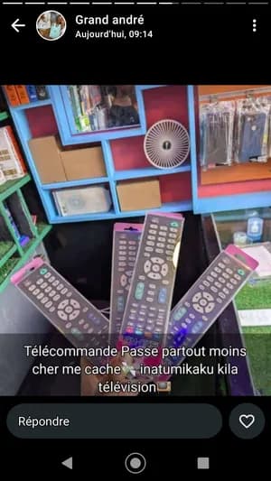 Télécommande passe partout (tv)