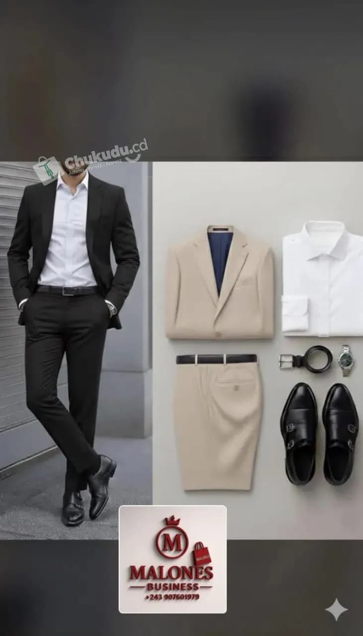 Veste, soulier et chemise