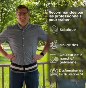 Ceinture thérapeutique sciatique et lombaire