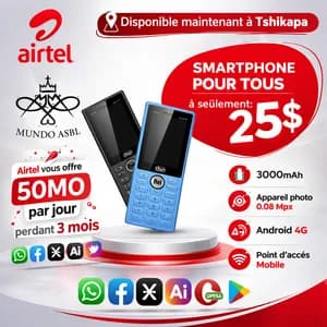 Smartphone Itel &Airtel (Android+ Touche)