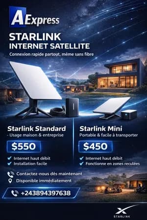 Starlink standard et mini
