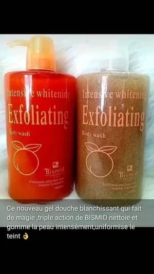 Gel de douche Blanchissant