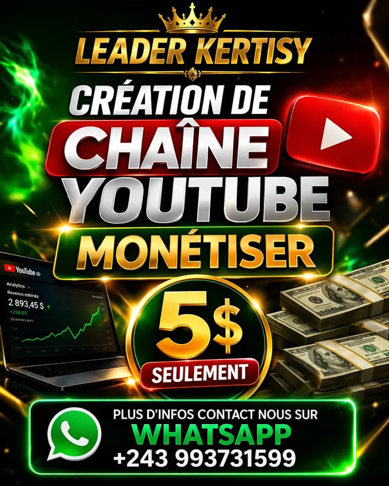 PROMOTIONS BOOSTER OÙ VENTE DES CHAÎNE YOUTUBE 10K D'ABONNÉS — photo 2