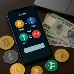Échange crypto contre franc congolais (CDF)