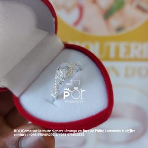 Bague de fiançailles en argent 💍