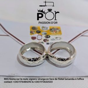 Alliances en argent pur (Bague)
