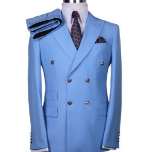 VESTE BLEU CIEL No 46
