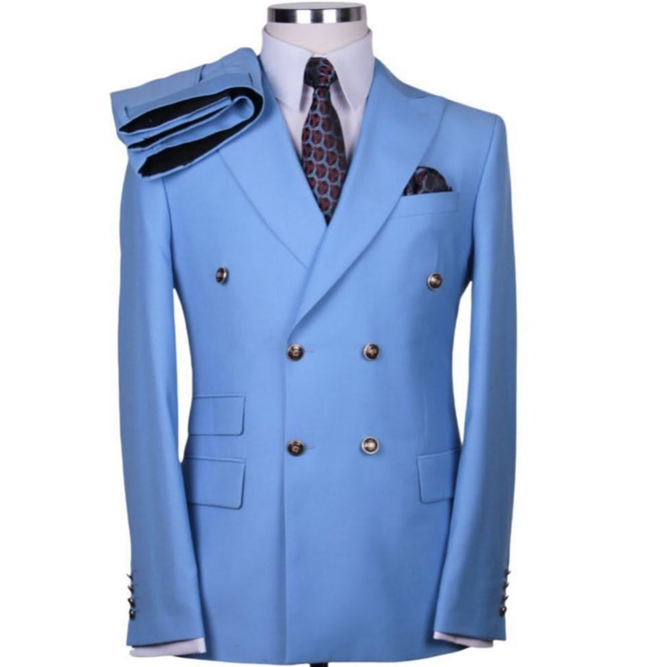 VESTE BLEU CIEL No 46