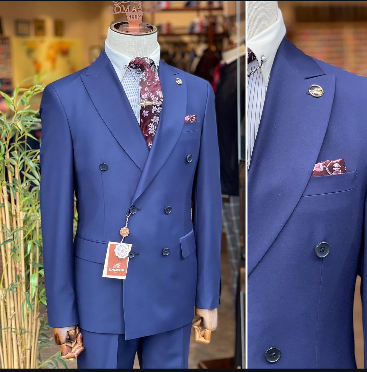 Veste bleu foncé No 56 – Élégance classique