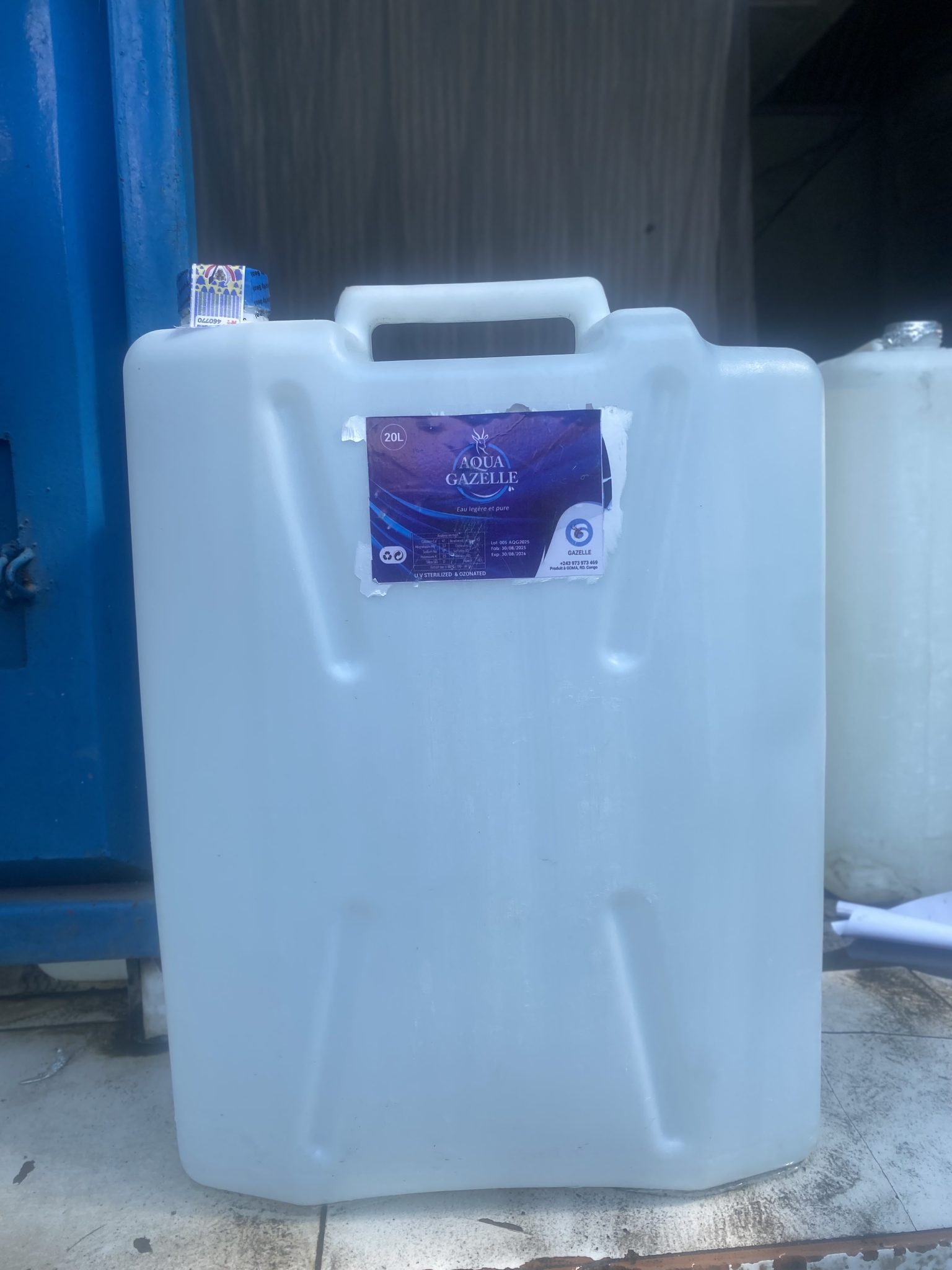 20 litres Eau minérale AQUA GAZELLE