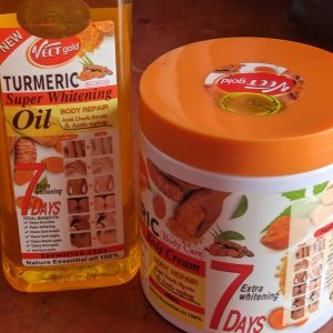 Turmeric Oil crème et glycérine