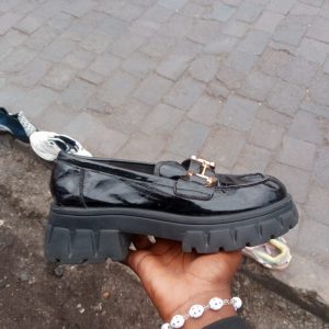 Mocassins talon cranté