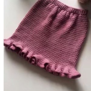Jupe courte (crochetée)