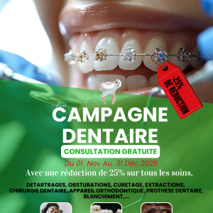 Promotion en dentisterie avec tous les équipements disponible