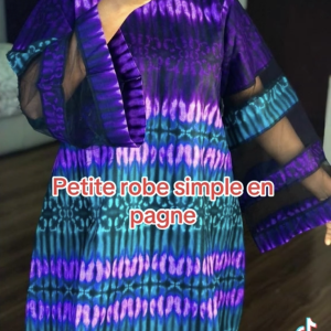 Robe en pagne & tissus