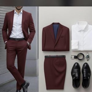 Veste + chemise + chaussure