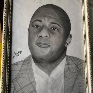 Portraits dessins crayons graphite noir et blanc