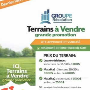 🏡 Vous cherchez une parcelle à Lubumbashi ou un service de construction de maison ? Rejoignez notre forum pour découvrir des offres disponibles et des opportunités réelles. 📲 Cliquez ici : https://chat.whatsapp.com/CifpDJ4u8c01t00Xv1R4JS?mode=gi_t ou écrivez-moi directement : 0978640239 0812697899