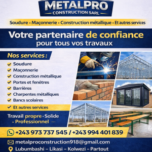 Nous sommes une entreprise de soudure et de construction