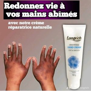 Crème de main longrich