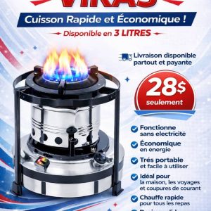Réchaud à pétrole nouvelle technologie très puissant et économique