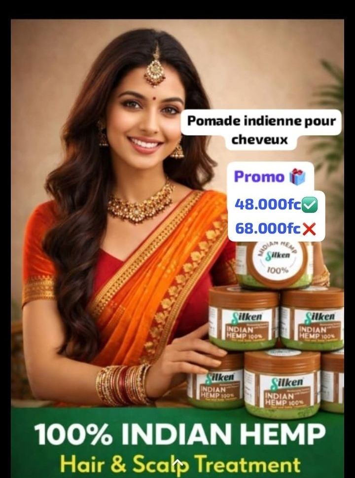 Pommade indienne pour cheveux