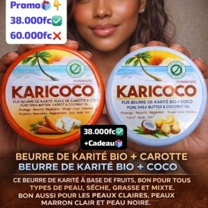 Beurre de karité bio aux fruits 🥕+🥥