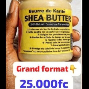 Beurre de karité bio orginal qui soigne et éliminer tout les problèmes de peau