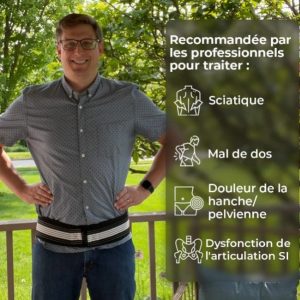 Ceinture thérapeutique sciatique et lombaire