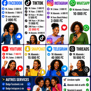 Boostage réseaux sociaux